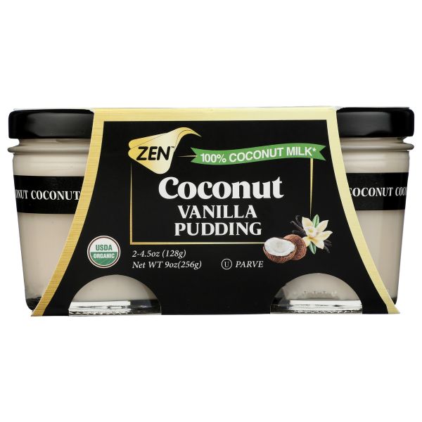 ZEN: Vanilla Coconut Pudding 2pc, 9 oz