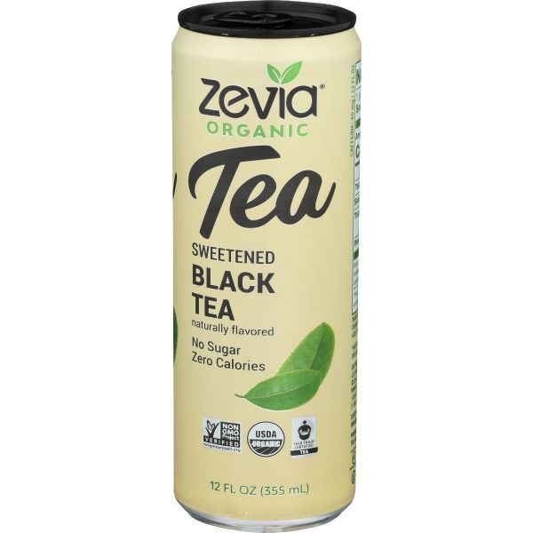 ZEVIA: Organic Black Tea, 12 fo