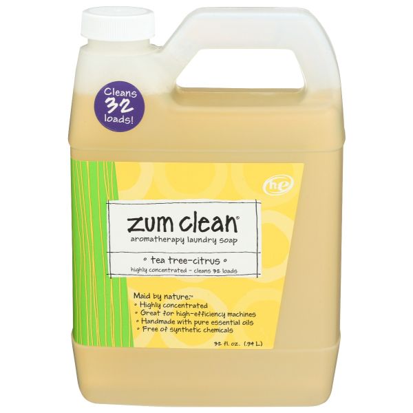 ZUM: Tea Tree Citrus Laundry Soap, 32 fo