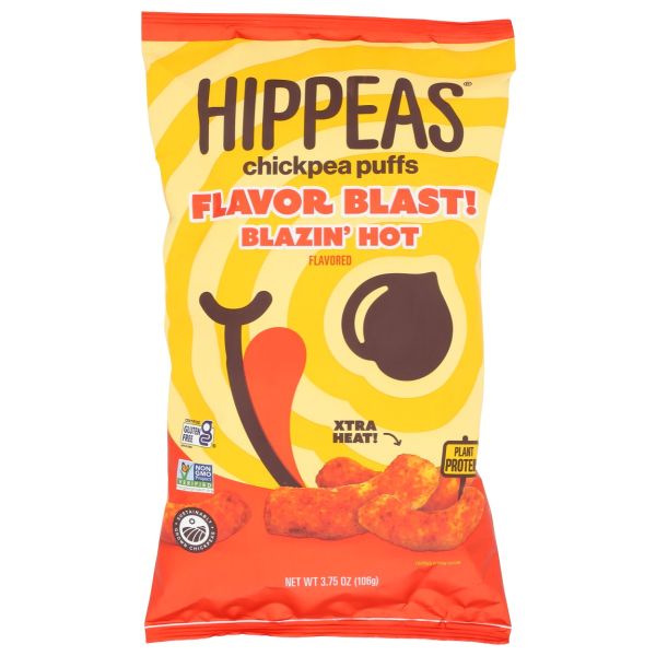 HIPPEAS: Blazin Hot Chickpea Puffs, 3.75 oz